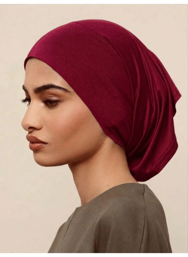 Women Under Scarf Hat Cap Bone  Bonnet Hijab Islamic Muslim