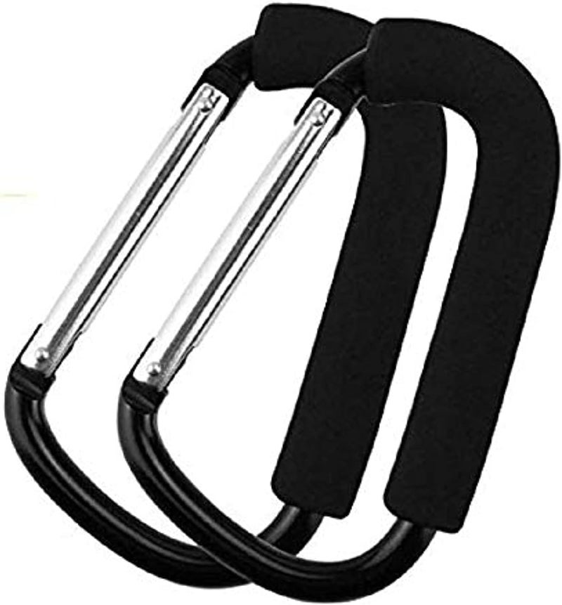 SCIENISH Stroller Hook Organizer Accessories for Hanging Diaper, Shopping Bags, Purses. Fits All Car Seats, Baby Joggers, Prams, shopping carts(2 Pack) - Image 1