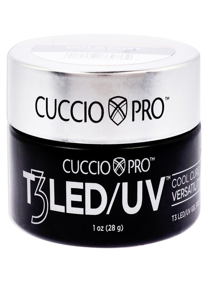 Cuccio Naturale Cuccio Pro T3 Cool Cure Versatility Gel - Gold Dust 1 Oz - Image 1