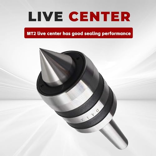 findmall MT2 Medium Duty Live Center 60 Degree Live Tailstock Center Fit for CNC Lathes, Ordinary Manual Lathes and High-Speed Lathes - Image 5