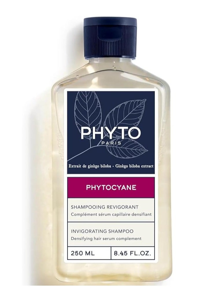 Phyto - Phyto Phytocyane Invigorating Shampoo 250ml - Image 1