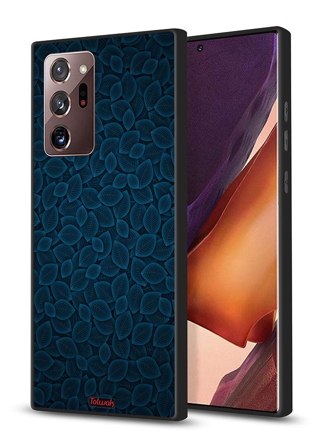 Tolwak غطاء حماية لجهاز سامسونج جالكسي نوت 20 ألترا 5G بنمط فني رقمي لأوراق الشجر - Image 1