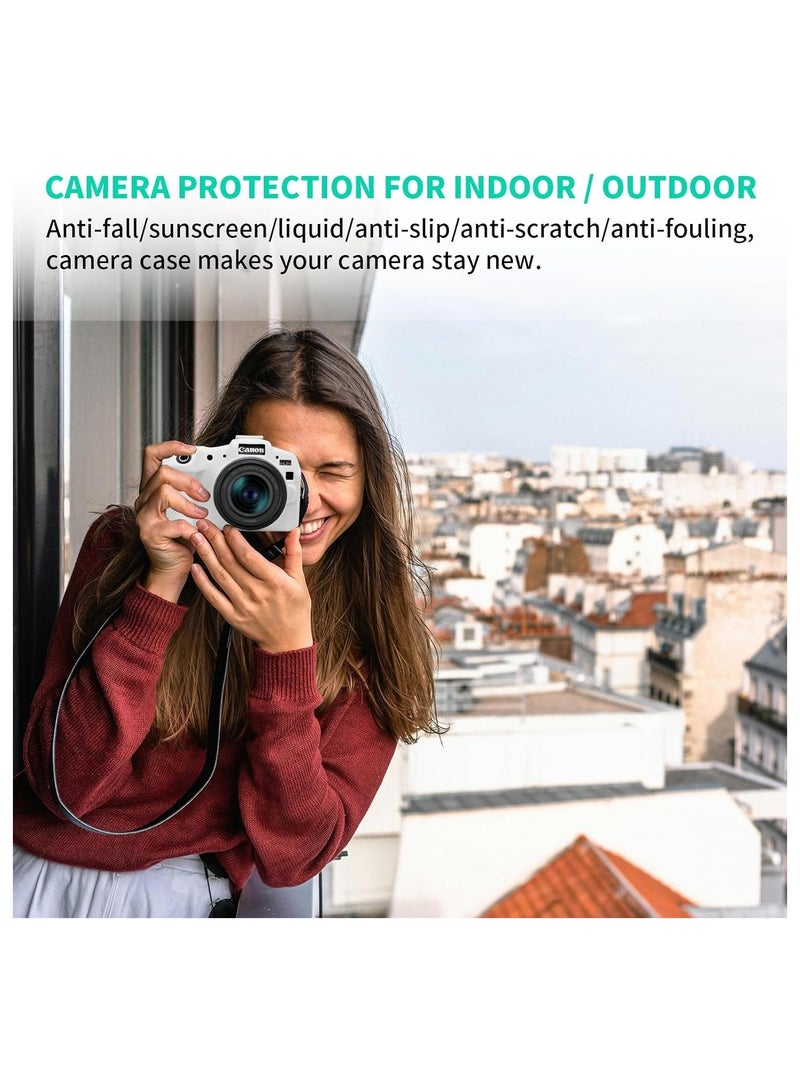 Canon EOS R8 Phone Case, Compact and Lightweight Soft Silicone Camera Case Body Skin Protector for Canon EOS R8 Mirrorless Camera - Image 5