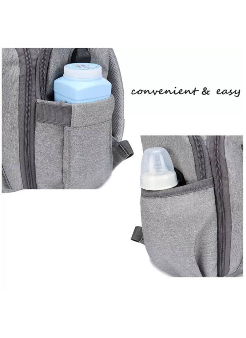 Baby - Baby Diaper Changing Backpack For Mother ,Dark Grey - Image 1