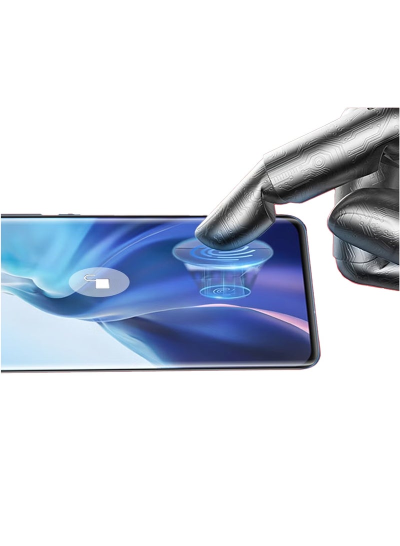 (لـ Xiaomi Mi 11) واقي شاشة زجاجي مقسى فاخر مضاد للفقاعات ومضاد للخدوش - جانب أسود - Image 4