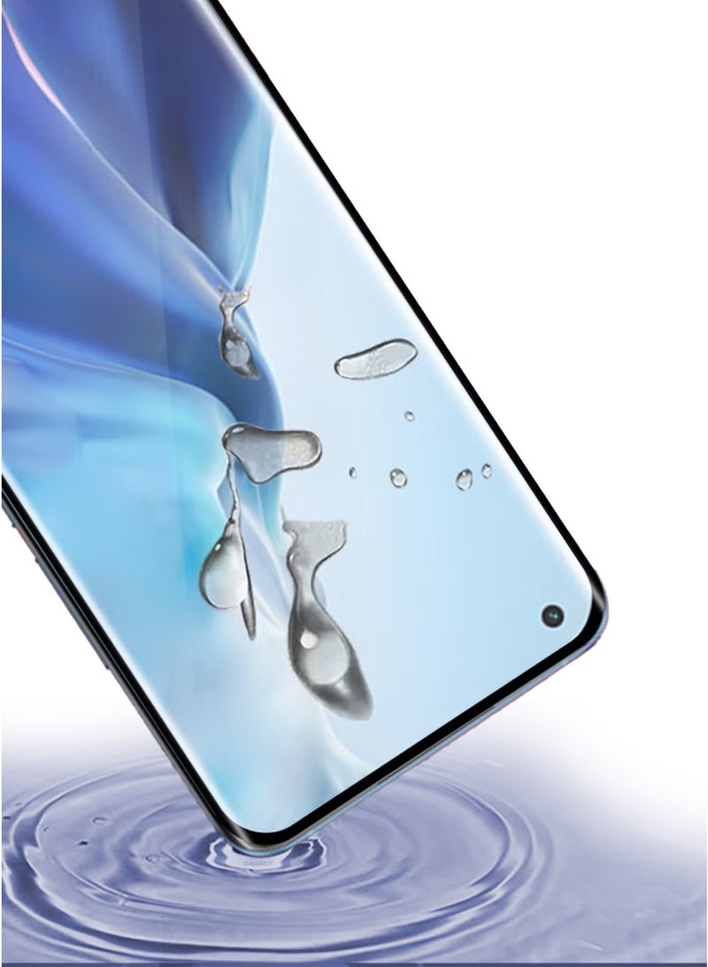 (لـ Xiaomi Mi 11) واقي شاشة زجاجي مقسى فاخر مضاد للفقاعات ومضاد للخدوش - جانب أسود - Image 3