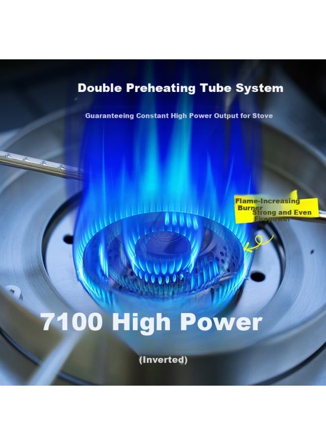 Fire-Maple Fire-maple Mountain Ultra-thin Split-type Cartridge Stove 7100w Outdoor Portable Stove Tea Stove Windproof Gas Stove - Image 2