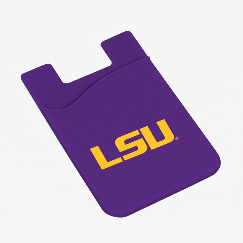 Guard Dog Silicone Credit Card Holder/Phone Wallet - LSU Tigers - Image 1