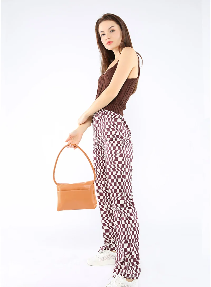 London Rag Three Fold Wrislet HandBag in Orange