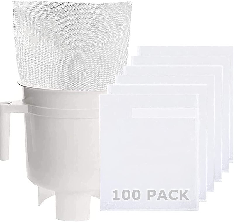 DOU Cold Brew Coffee Filter Bags  100 Pack Home Cold Brew System Filters for Cold Brew Coffee Maker 1125x13 Home Model Disposable Coffee Brewing Bag 