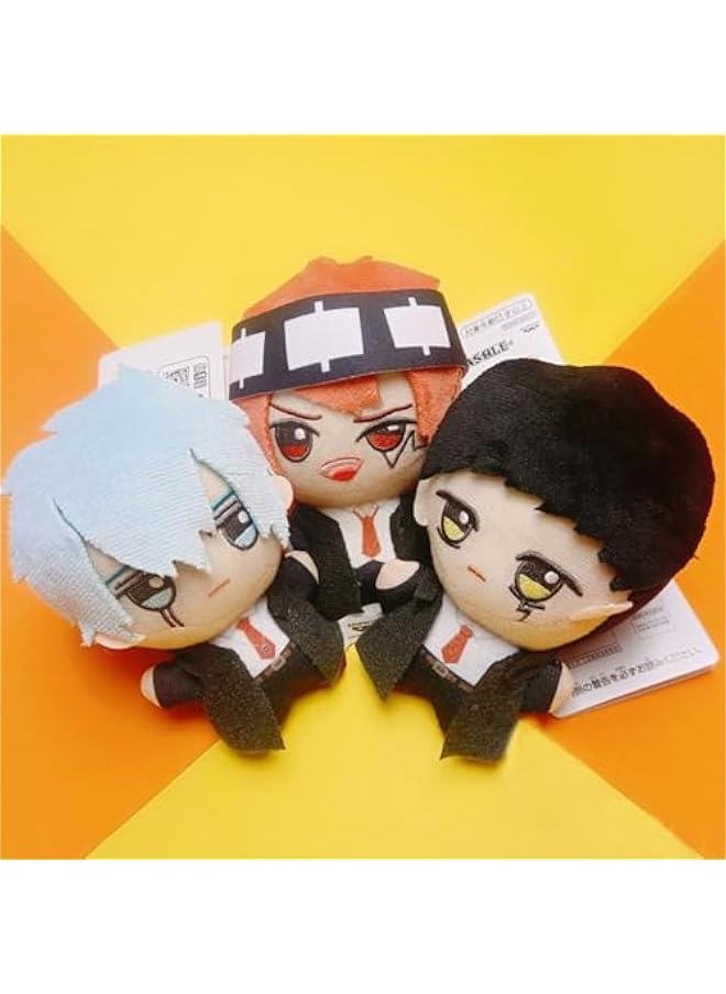 10cm Mash Burnedead Soft Figure Pillow, Anime Soft Figure Keychain Schoolbag Pendant Charm Hug Pillow Home Sofa Decoration Collectible Gifts for Fans  - Image 3