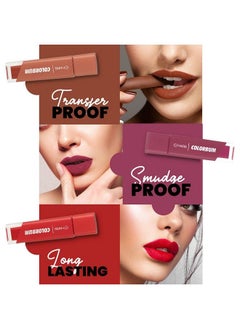Mars Colorbum Liquid Matte Lipstick For Women ; Smudge Free ; Water Proof & Longlasting 5.5Ml (03Nutty Newyork)  - Image 4
