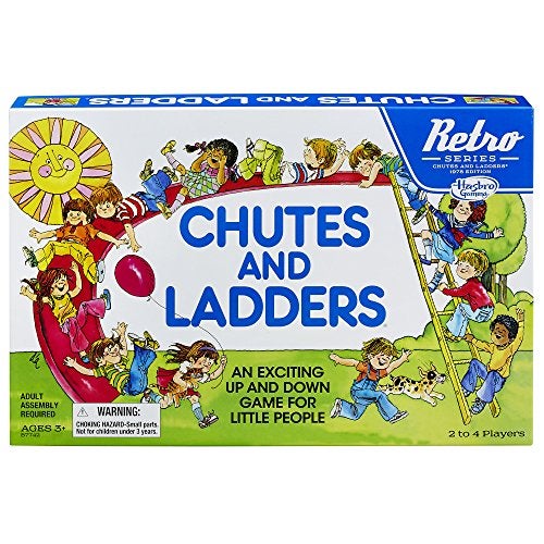 HASBRO - GAMING Hasbro Gaming Chutes and Ladders Game Retro Series 1978 Edition - Image 1
