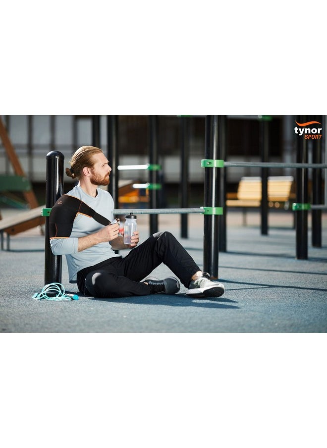 Tynor - TYNOR Shoulder Support Double Lock (Neo), Black & Green, Universal, 1 Unit - Image 1