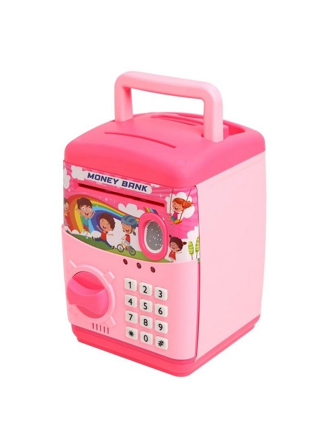 Wonder ATM Money Bank with Finger Print Blue 2-10 Year (Pink) - Image 1