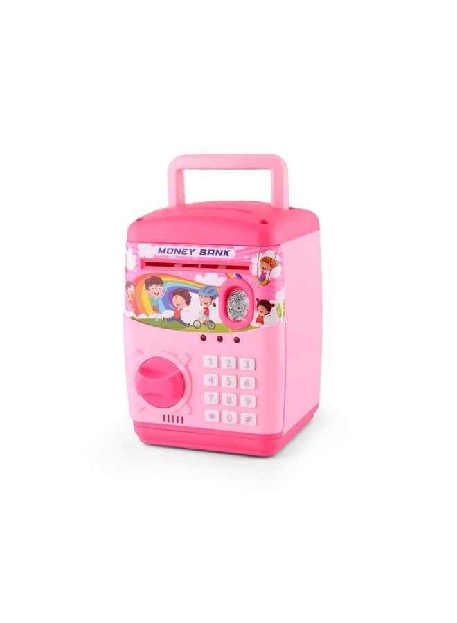 Wonder ATM Money Bank with Finger Print Blue 2-10 Year (Pink) - Image 2