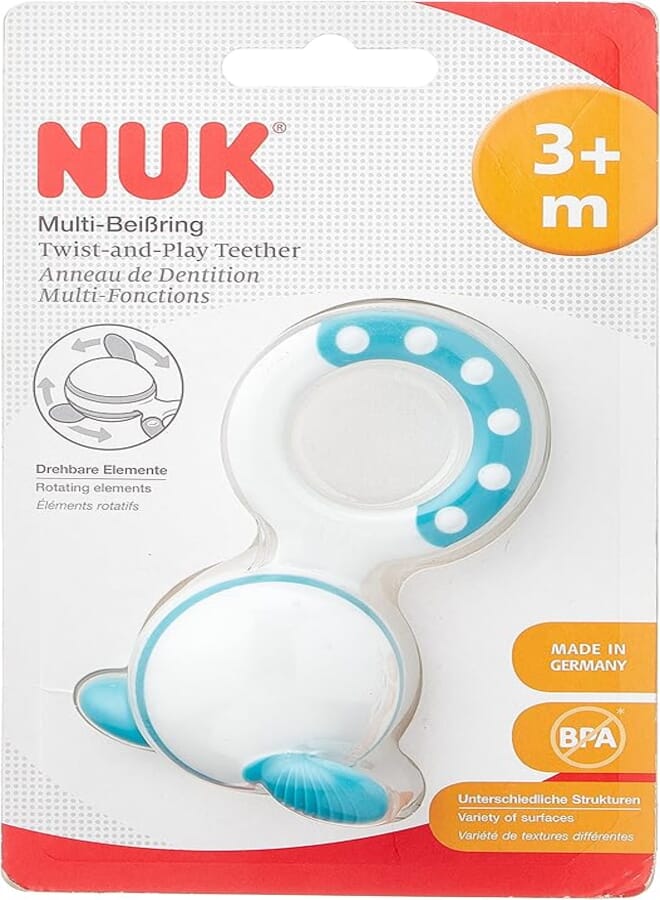 Nuk multi-purpose teething ring