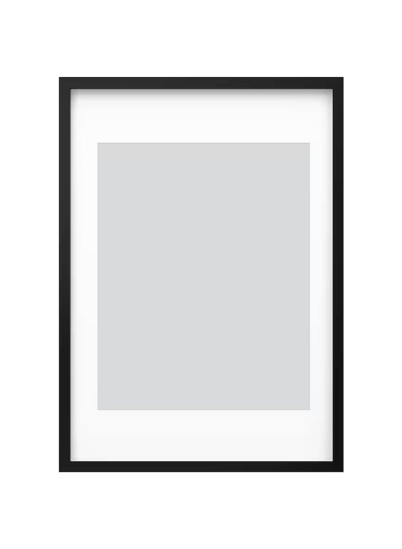 Selecto Hub Wall Picture Frame, Wall Hanging Photo Frame, Mounted Frame for Home, Office (Plastic & Fibreboard) Black 50 x 70 cm - Image 1