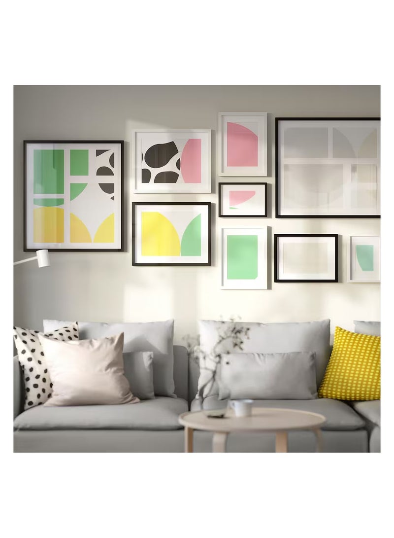 Selecto Hub Wall Picture Frame, Wall Hanging Photo Frame, Mounted Frame for Home, Office (Plastic & Fibreboard) Black 50 x 70 cm - Image 5