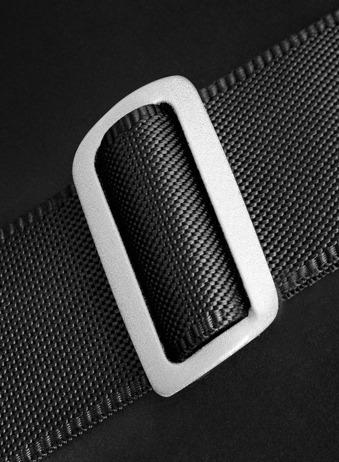 BuleVina 50pcs White Tri-Glides Slide 1 Inch Parachute Buckle Adjuster, Plastic Button Fastener for Adjustable Webbing Slider Replacement, Belt Strap Backpack Bag Sewing DIY Craft, Rifle Sling, Dog Collar - Image 5
