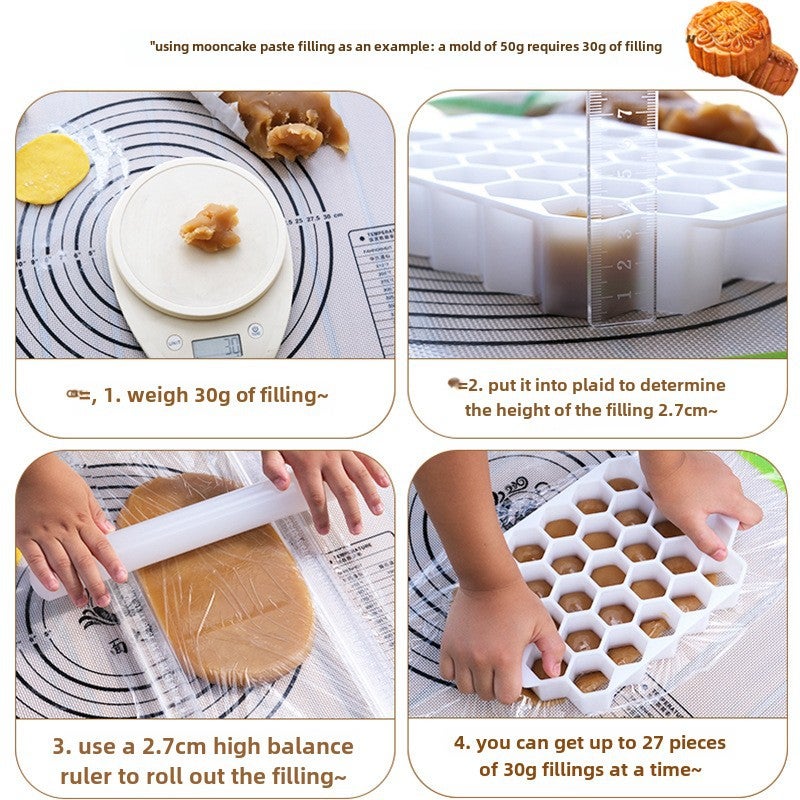 Dough divider stuffing batch average cutting mold kneading dough slitting kitchen household Dicer pasta tool(White) - Image 5