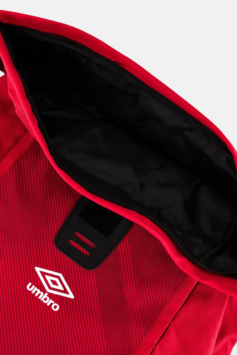 umbro Men Brand Logo Sports Backpack, Red - Image 3