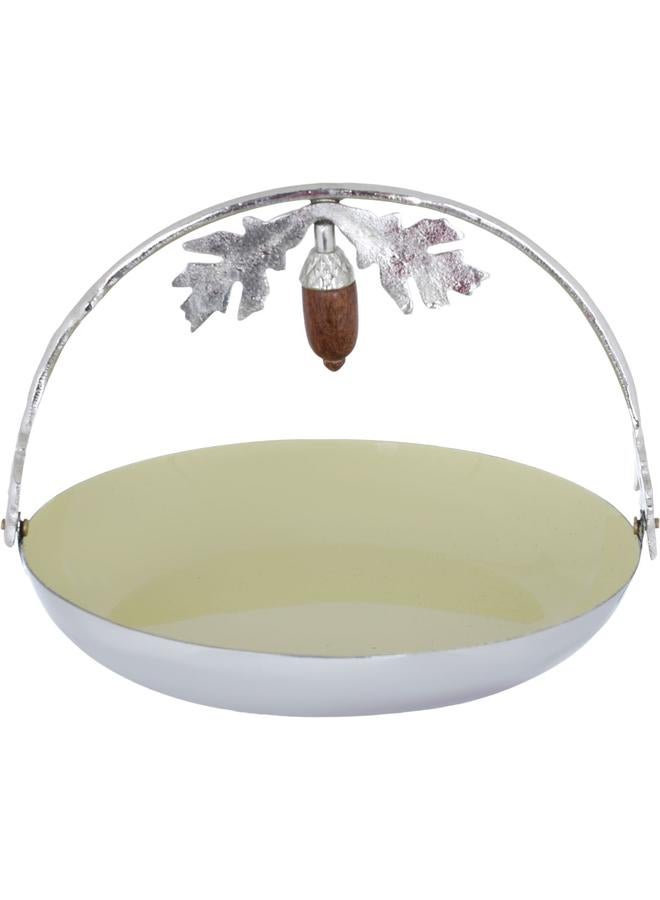 السيف  طبق تقديم من الفولاذ 17.5 × 3 سم فضي - Image 1