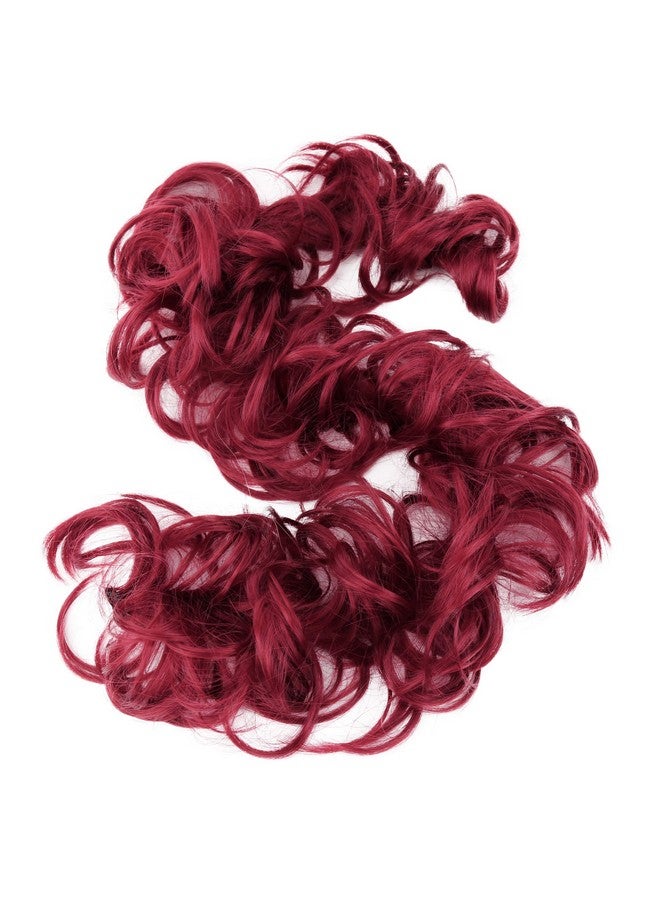 كايشا هيربيسي لف الشعر ألياف صناعية مقاومة للحرارة، مجعد، فوضوي، أوبدو، أحمر مكثف Hw29 - Image 1