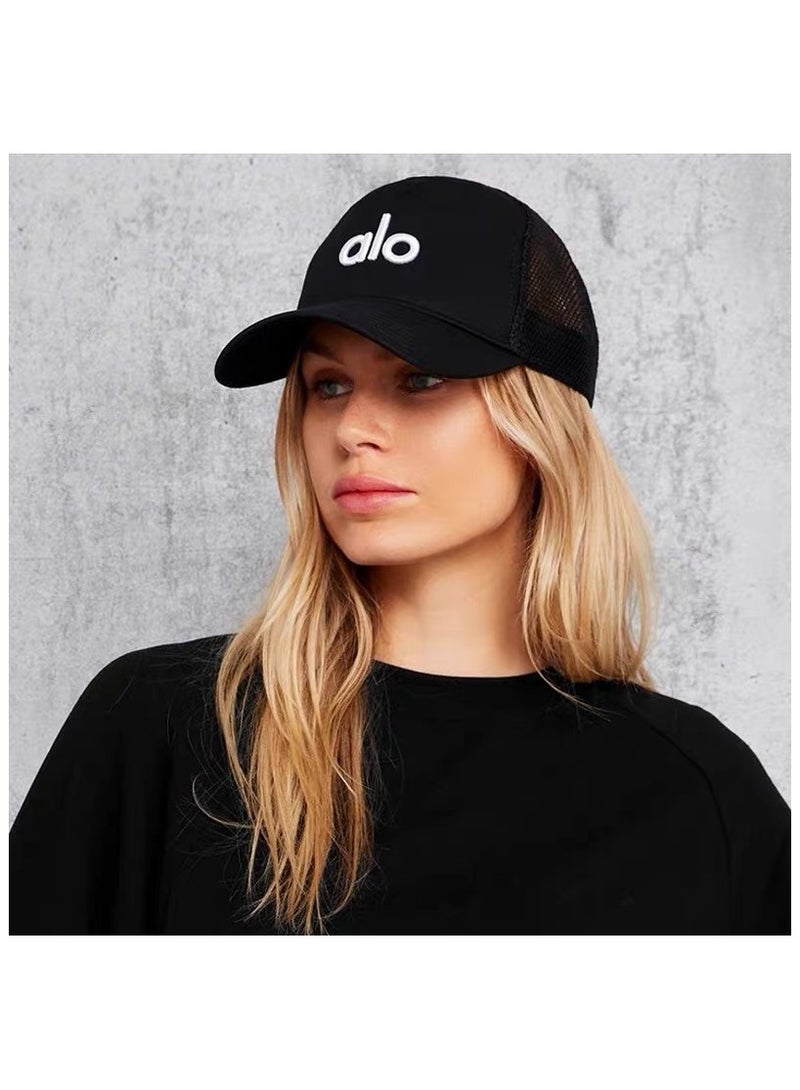 alo ALO netting hat hard-top baseball cap beanie breathable sports sun-protective hat - Image 1