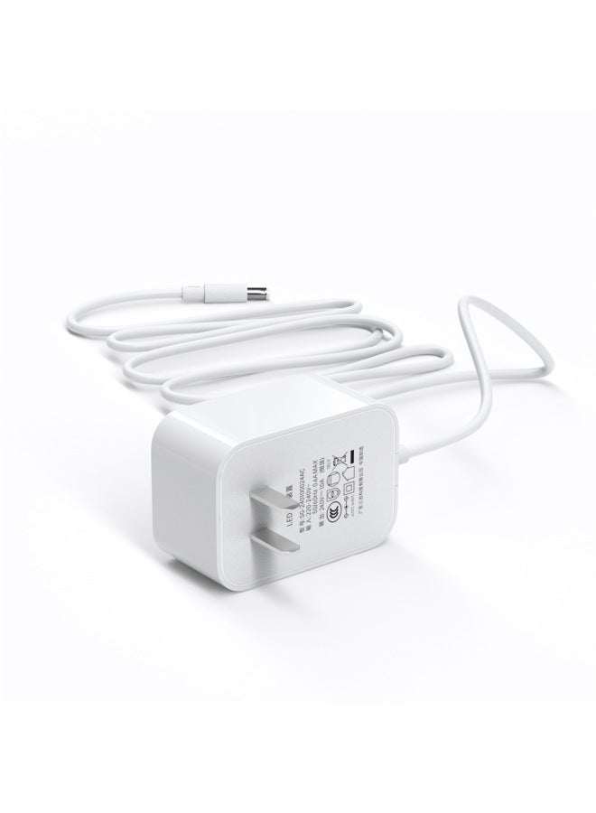 24V1A Lamp Special Table Lamp Eye Protection Lamp Cosmetic Mirror Accessories 3C Certification LED Controller Power Adapter-Color:12v1.98a Lamps, Standard 3c Certification, White-Specifications:DC Head 5.5*2.1  - Image 5