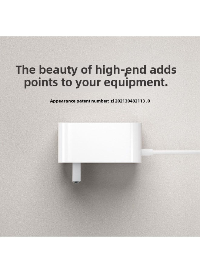 24V1A Lamp Special Table Lamp Eye Protection Lamp Cosmetic Mirror Accessories 3C Certification LED Controller Power Adapter-Color:12v1.98a Lamps, Standard 3c Certification, White-Specifications:DC Head 5.5*2.1  - Image 3