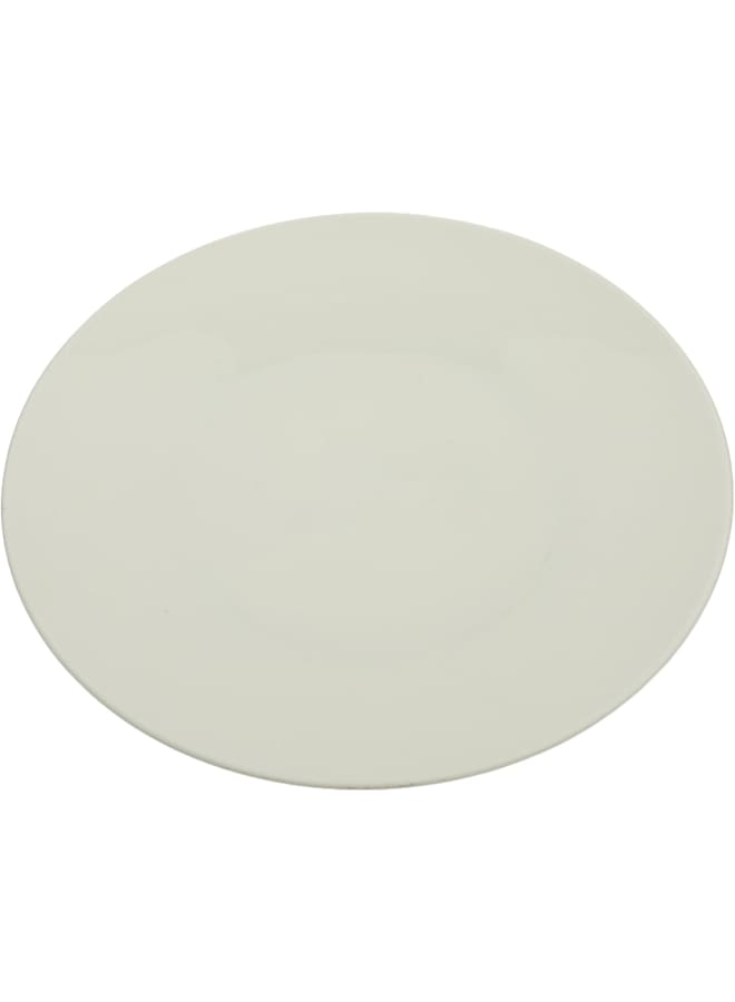 Rosa Coup Porcelain Dessert Plate, 21 Cm Size, Ivory - Image 1