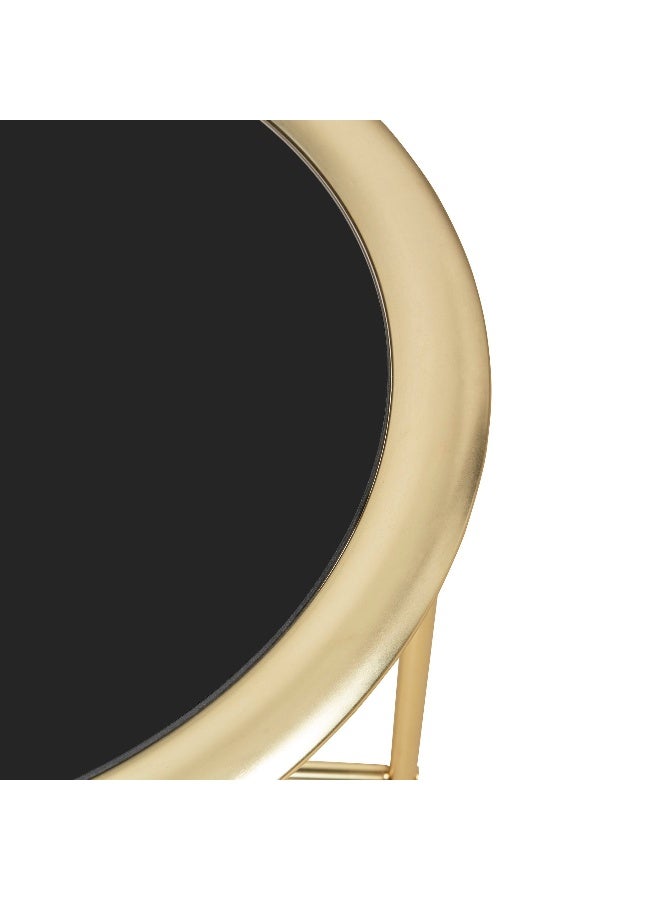 Pan Home Merika Nest Of Table Set Of 2 - Black And Gold  - Image 4