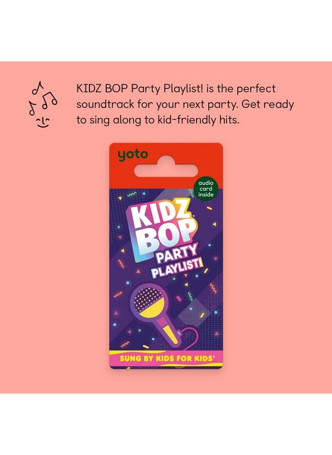 YOTO - Yoto Kidz BOP Party Playlist! - Kids Musical Card for Use with Player & Mini All-in-1 Audio Player, Educational Screen-Free Listening with Fun Singalong Music for Playtime Parties & Travel - Image 1