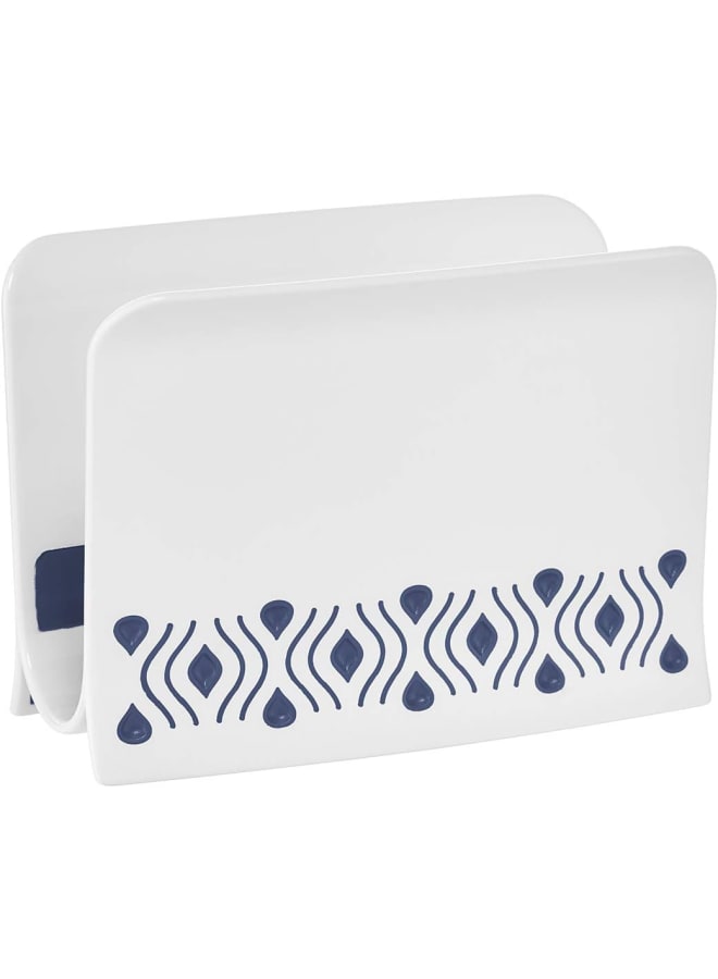 ستيفان بلاست، سلسلة بلو توسكا، حلقة منديل طعام، جودة عالية للغاية، صنع في إيطاليا، 7.5 × 15.5 سم، راتنج. - Image 2