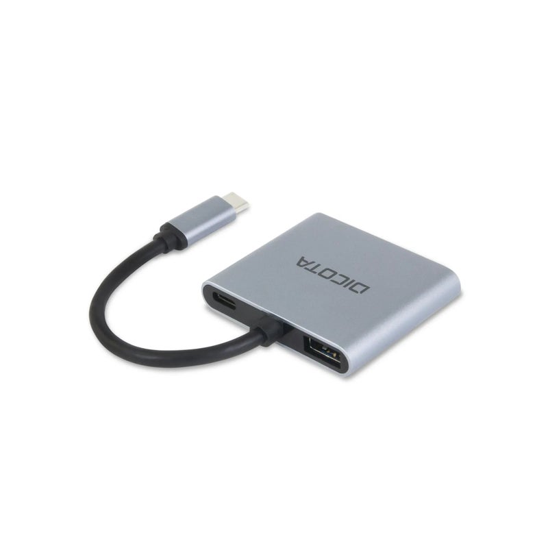 DICOTA USB-C Portable 4-in-1 Docking Station 4K HDMI PD 100W - Image 2