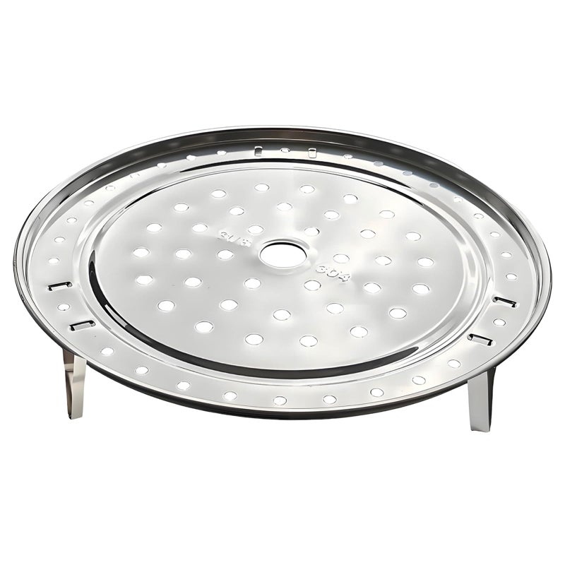 SUNIVOLSY Steamer Rack, 6.89 Inch/17.5cm Detachable Legs 304 Stainless Steel Steaming and Cooling Rack Basket Holder for Pressure Cooker Pot and Pan - Image 1