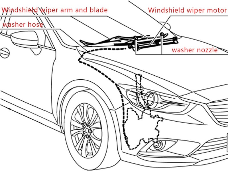DEMULAX Windshield Washer Nozzle and Hose Kit - Image 5