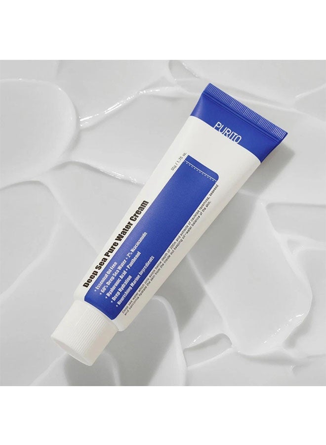 PURITO Deep Sea Pure Water Cream 50g, Hydrating and Soothing Moisturizer - Image 5