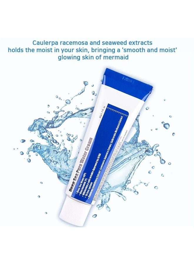 PURITO Deep Sea Pure Water Cream 50g, Hydrating and Soothing Moisturizer - Image 2