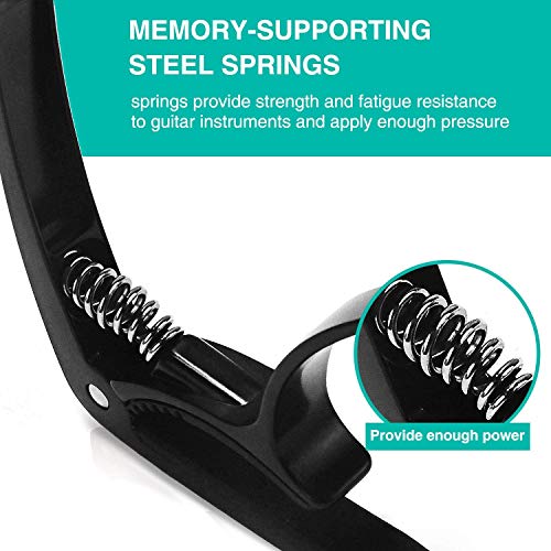 BLUEBERRY Capo-10 Guitar Capo for Acoustic and Electric Guitar, Ukulele Capo - Image 4