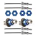 Shaluoman Assembled Differential for 118 Granite GROM 114 MojaveCVD Shaft Dogbone CVD Joint Universal Axle SetAccessories for ARRMA 118 2S Granite Granite GROM BlueSilver - Image 2