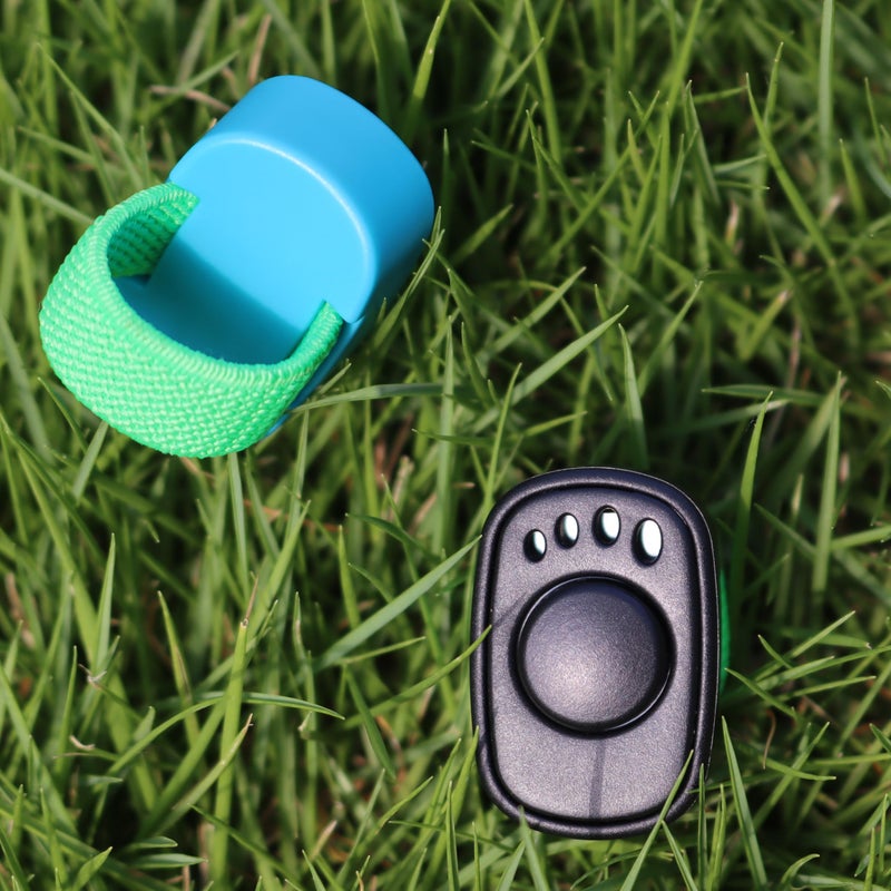 HoAoOo Pet Clicker for Dogs/Cats/Horses/Birds or Other Animals - Mini Finger Clickers for Training (Finger clickers Black+Blue) - Image 5