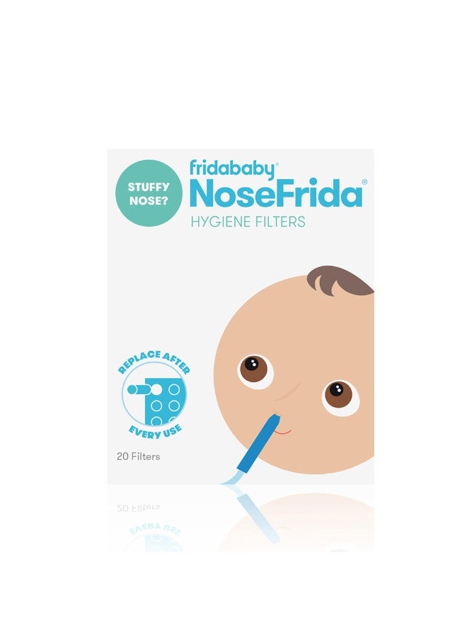 Nosefrida Frida Baby NoseFrida Hygiene Filters 20 Count Replacement for SnotSucker Nasal Aspirator - Image 2