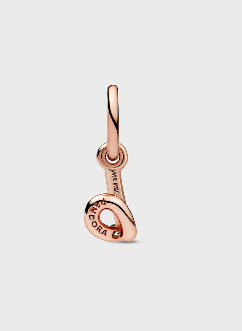 PANDORA Letter B Script Alphabet Dangle Charm