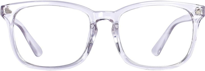 MAXJULI Blue Light Blocking Glasses,Computer Reading/Gaming/TV/Phones Glasses for Women Men(Transparent) - Image 1