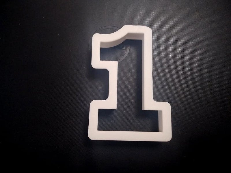 Surji 3D Surji Number 1 Cookie Cutter Plastic Biscuit Mould Fondant Cake Decorating Tools Surjiin - Image 1