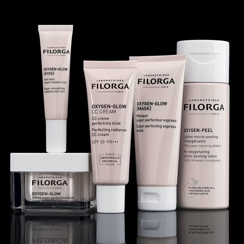 Filorga OXYGEN-GLOW CC Cream – Skin-Perfecting Daily Tinted Moisturizer with Hyaluronic Acid & Encapsulated Pigments – Universal Shade – 40ml Universal Shade - Image 4
