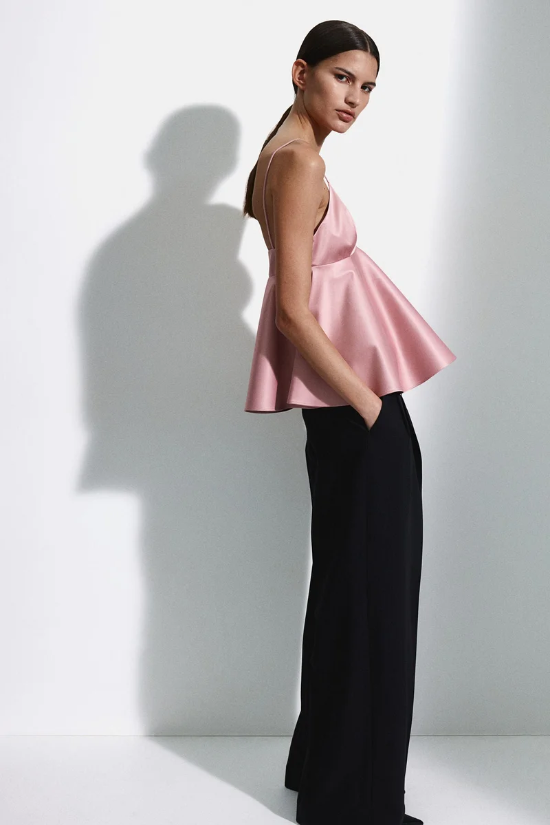 اتش اند ام Satin Top