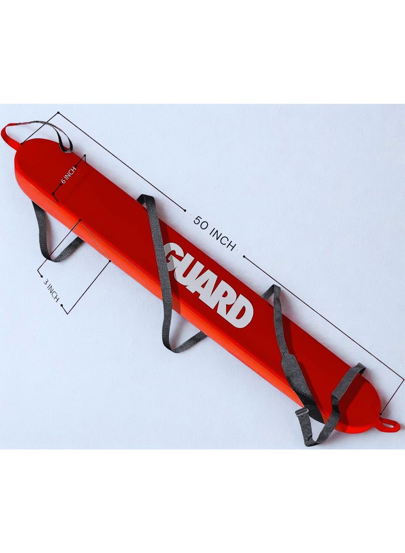Lifeguard Rescue Tube | Life Guard Equipment for Pool Safety 50 inches - Image 2